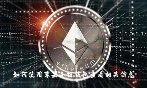 如何使用苹果冷链钱包查看相关信息