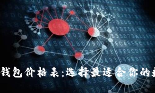 2023年区块链冷钱包价格表：选择最适合你的数字资产保护方案