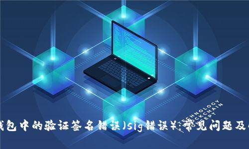 解决TP钱包中的验证签名错误（sig错误）：常见问题及解决方案